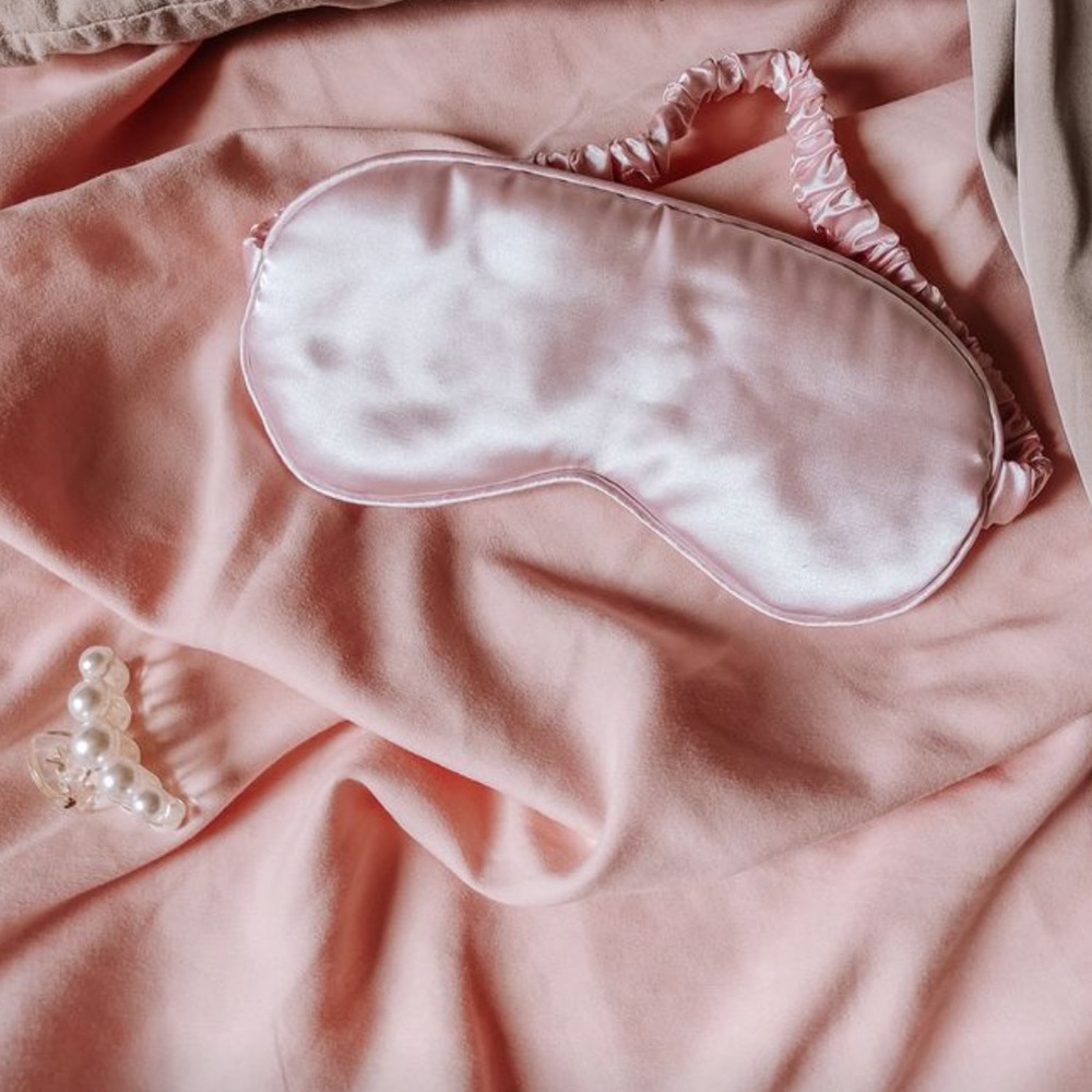 Shabby chic satin silk eye mask NWOT - Picture 2 of 10